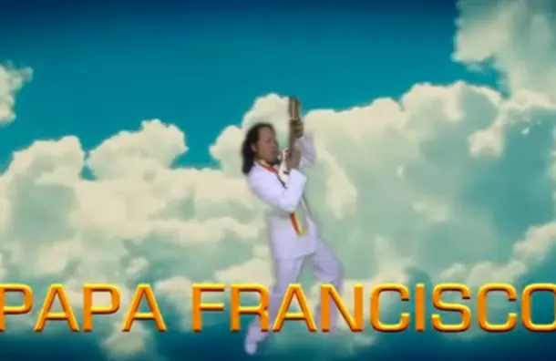 "Saxoman" dedica tema a Papa francisco.