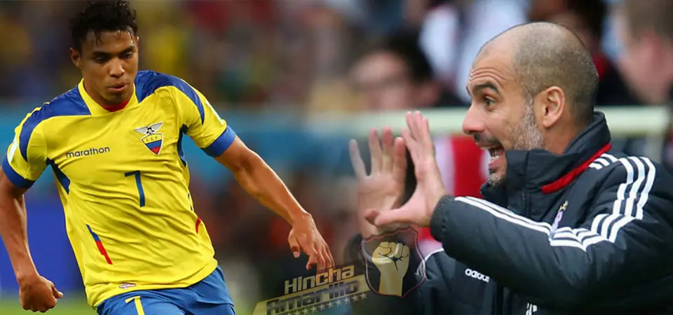 Guardiola quiere al ecuatoriano jeff Montero