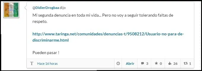 DidierDrogbaa usuario creído, se cree estrellita