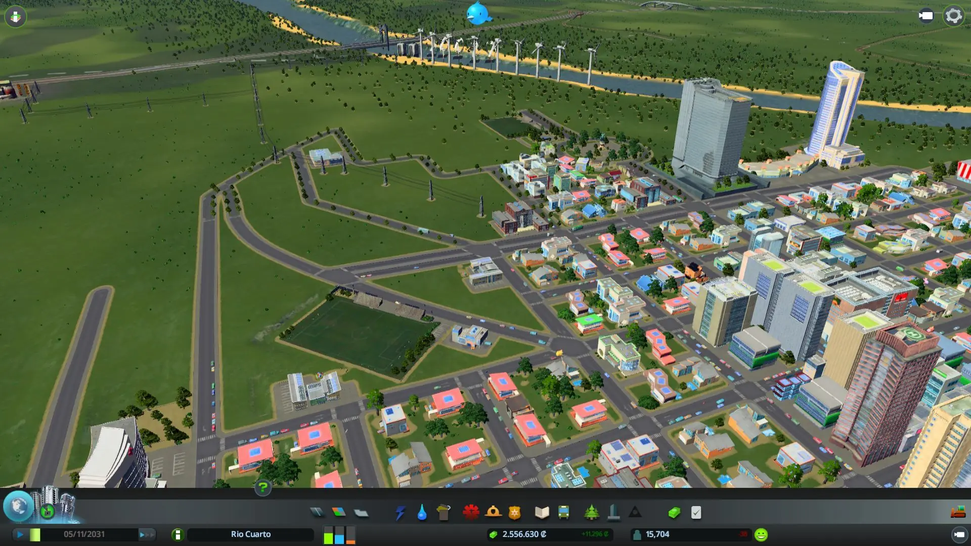 Estoy haciendo RIV en el Cities of Skylines y te lo muestro