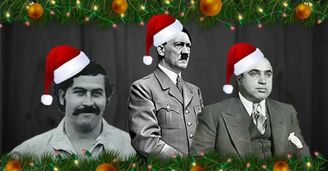 Mira como celebraban la Navidad estos Famosos Criminales