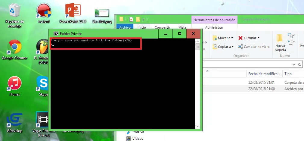 Crear Carpetas Protegidas Con Contraseña Sin Programas