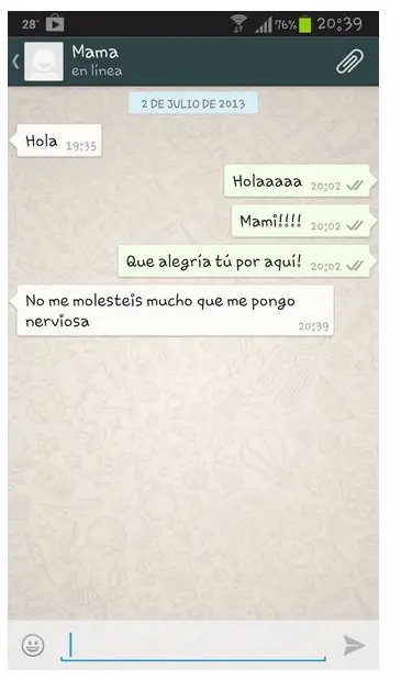 mensajes