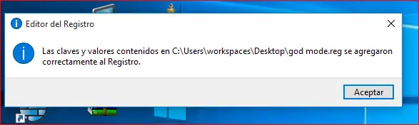 Modo Dios en Windows 10 (Transformacional real)