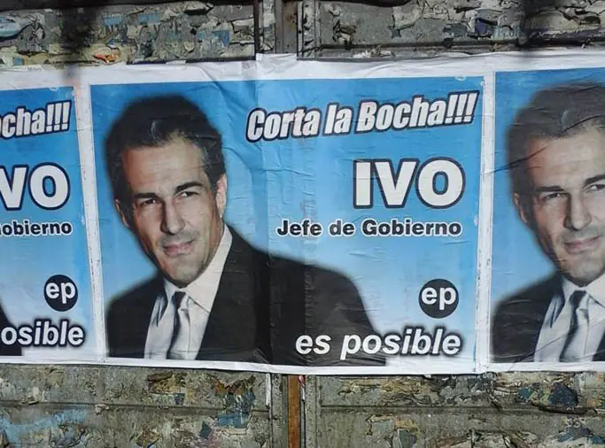 Corta la Bocha: los afiches de Campaña de IVO