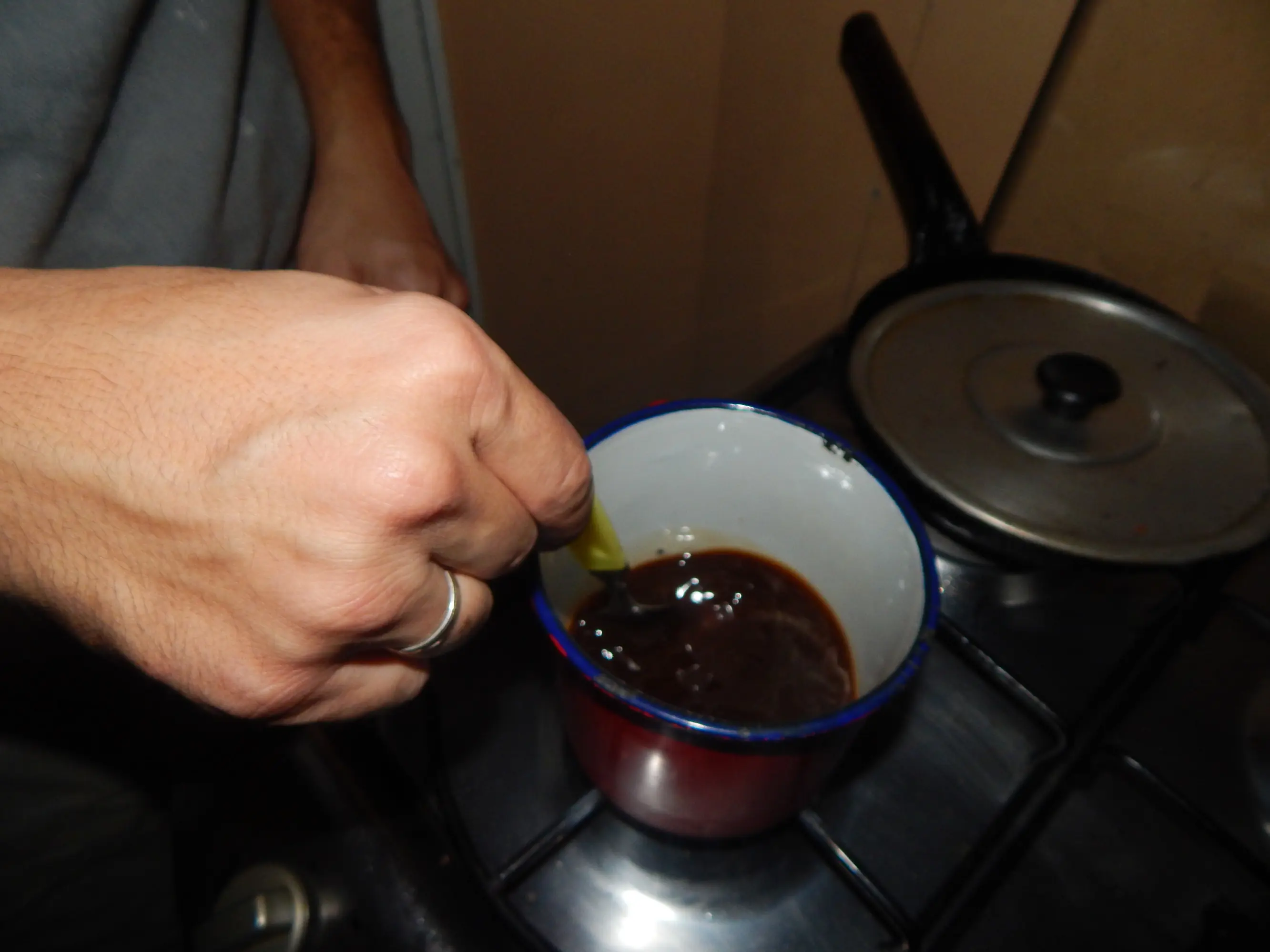 Torta de cafe y chocolate