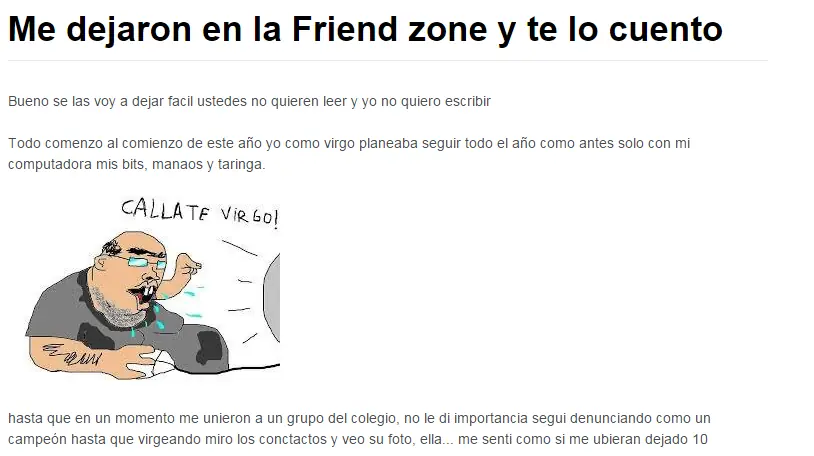 Desmintiendo: Me dejaron en la Friend zone y te lo cuento