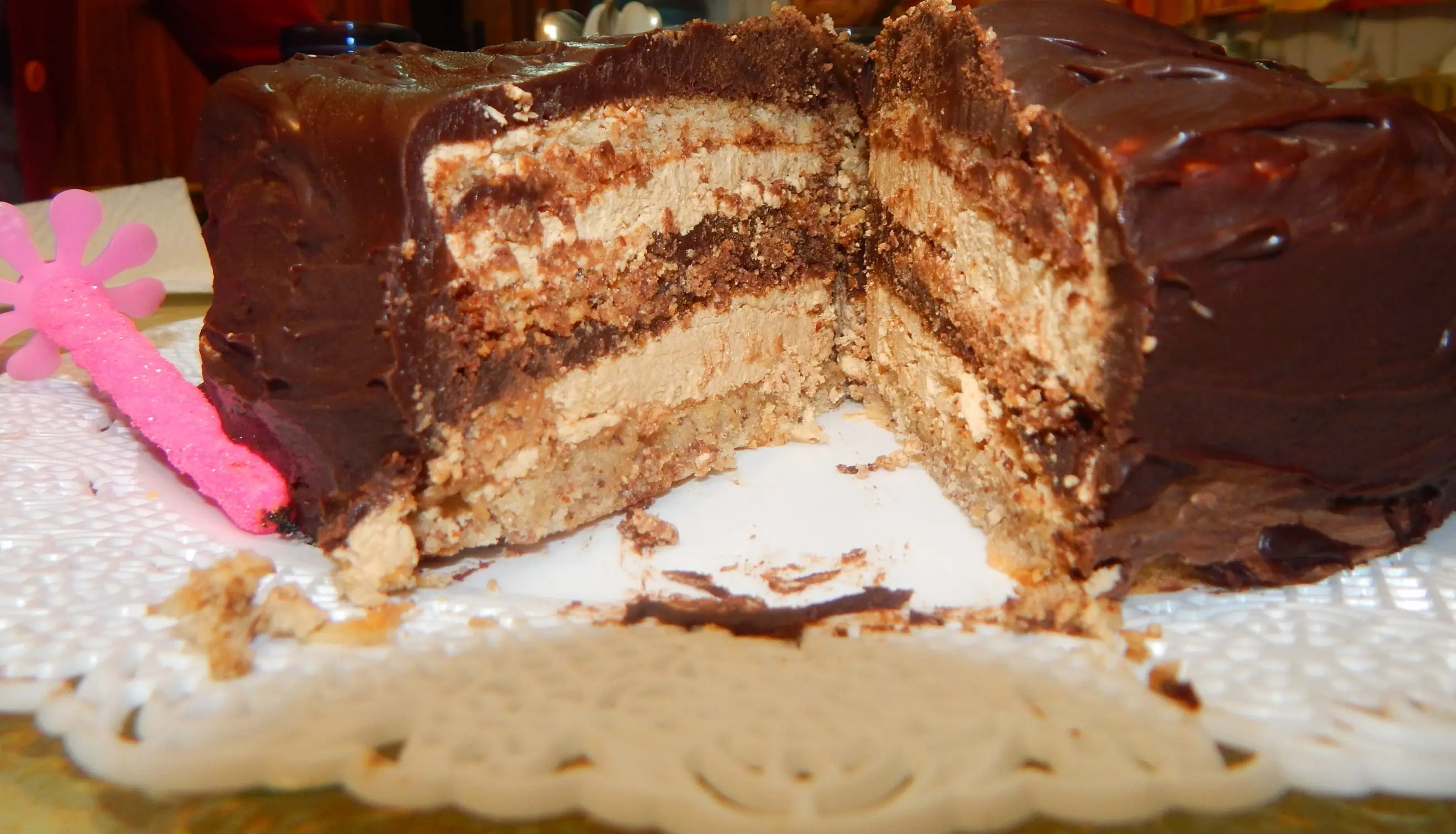 Torta de cafe y chocolate