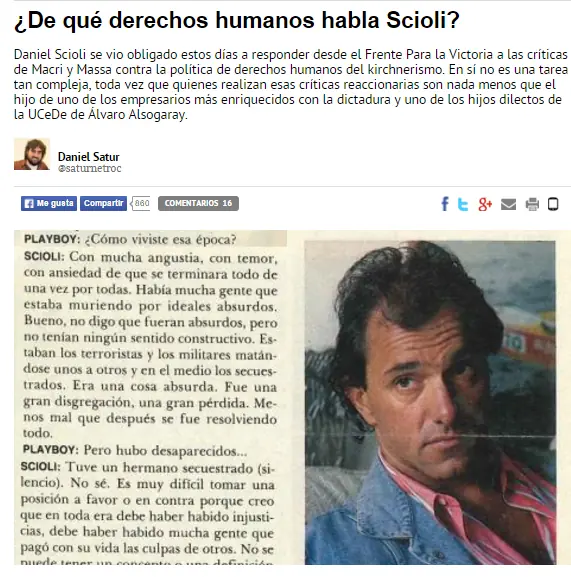 Menem un poroto al lado de los kirchneristas