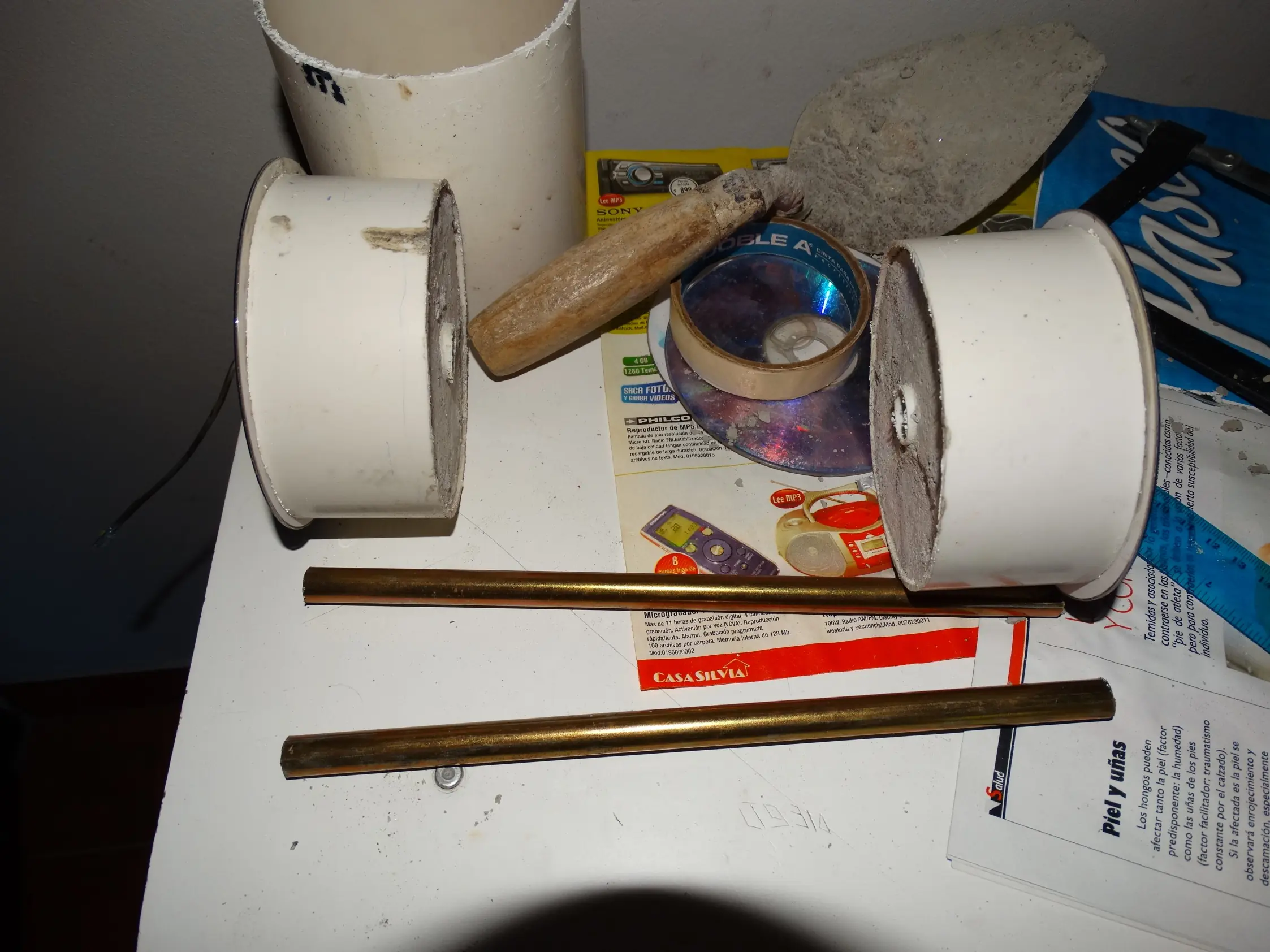 Me hice un par de mancuernas + paso a paso + yapa