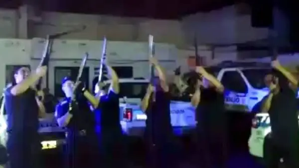 Vergonzoso festejo navideño de policías mendocinos