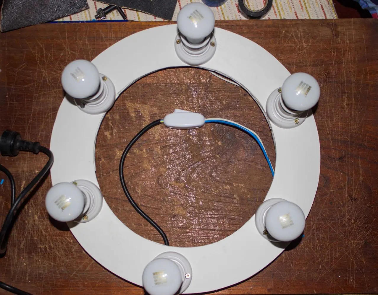 DIY Anillo de luz para fotografía