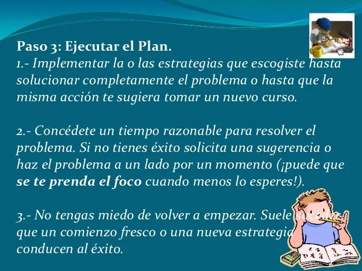 Solucionar problemas método Polya