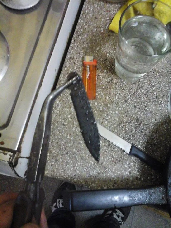 como hacer una navaja casera