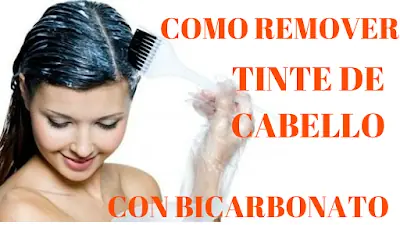 Como quitar el tinte del cabello con bicarbonato
