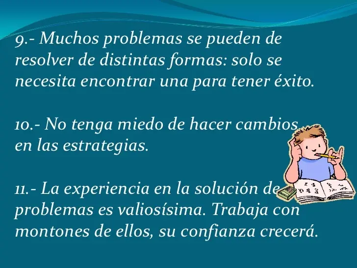 Solucionar problemas método Polya