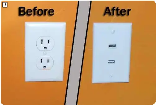 Crea un cargador USB con un tomacorrientes de pared