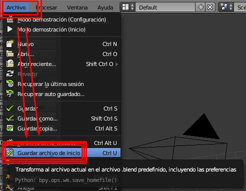 Pasá Blender al Español con éste post.