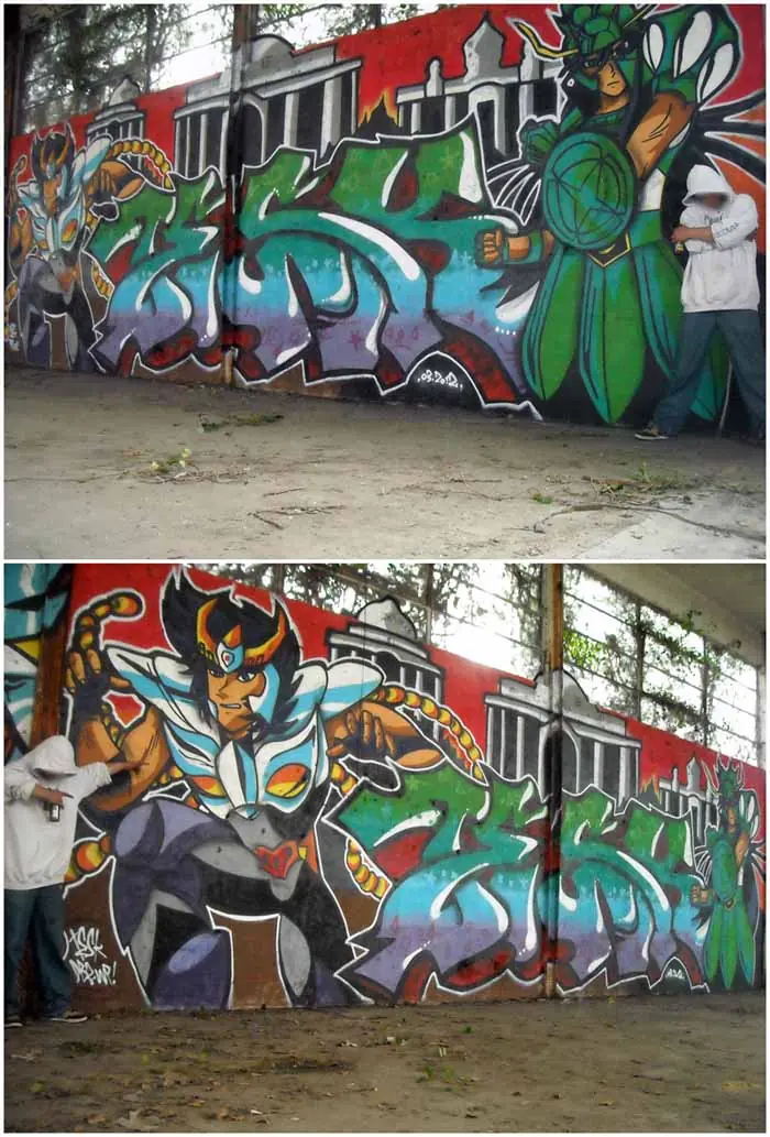 ¿Solo un dibujito chino? no papu! los caballeros son arte