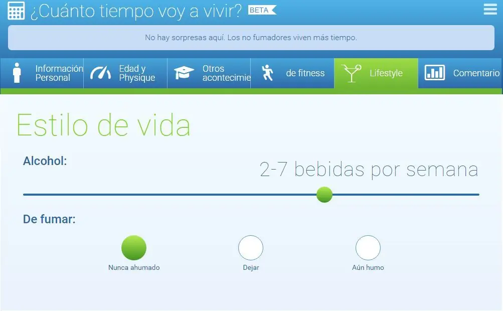 ¿Cuánto tiempo te queda de vida? solo responde 14 preguntas