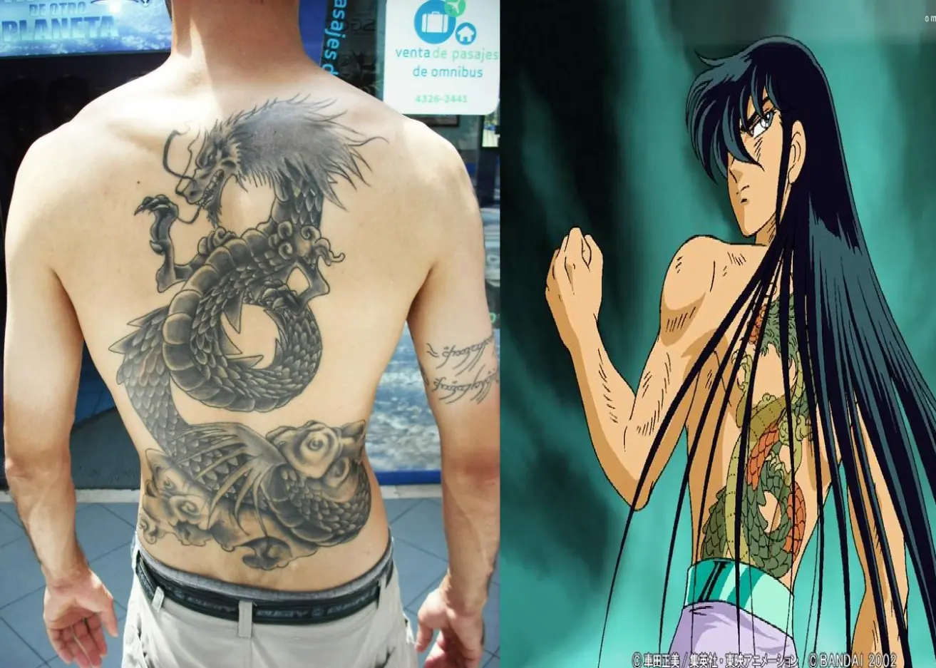 ¿Solo un dibujito chino? no papu! los caballeros son arte