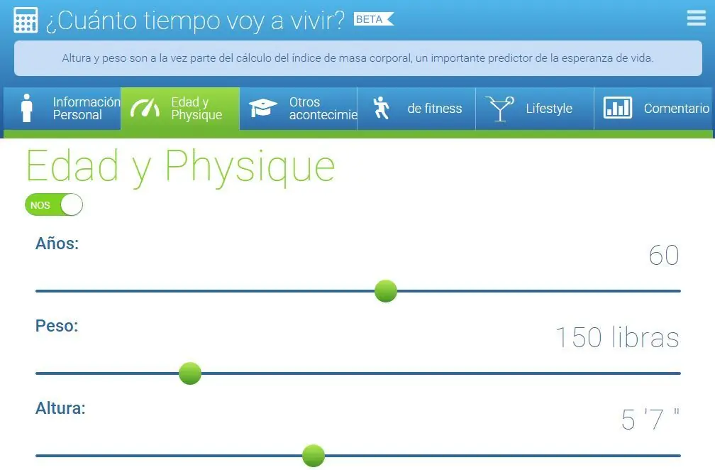 expectativa de vida
