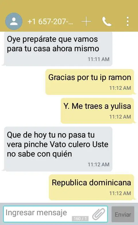 me amenazan de muerte