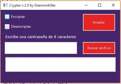 Sencillo Crypter hecho en JavaFx