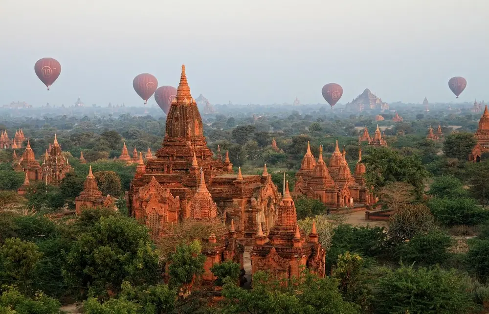 bagan myanmar mapa