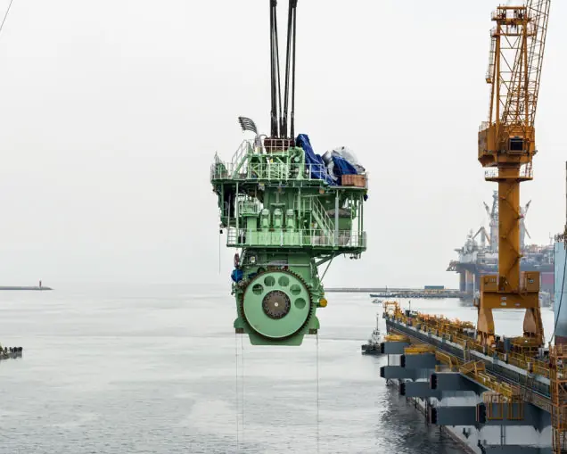 Cómo se construye el barco de carga más grande del mundo