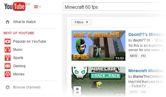 Cómo ver YouTube a 60 fps en Firefox