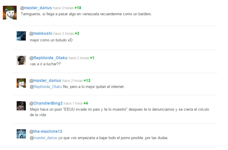 comentarios