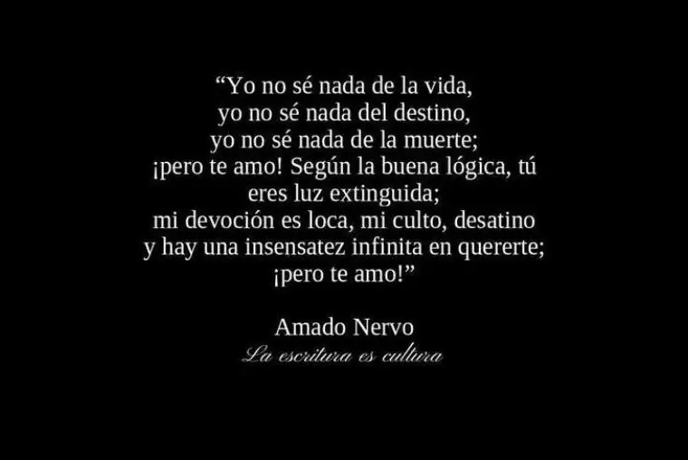 Las 10 frases más románticas de Amado Nervo
