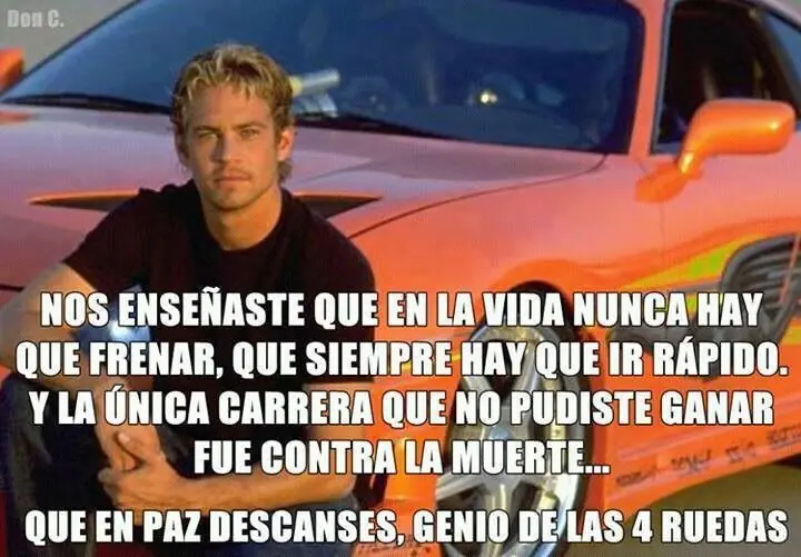 Mire "Rapido y Furioso 7" y te cuento mi opinion Mire "Rapido y Furioso 7" y te cuento mi opinion