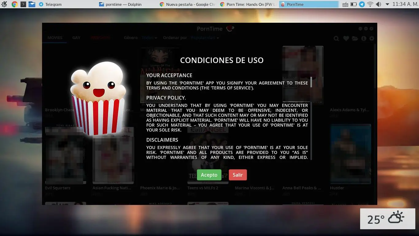 Porn Time - El Popcorn Time para adultos