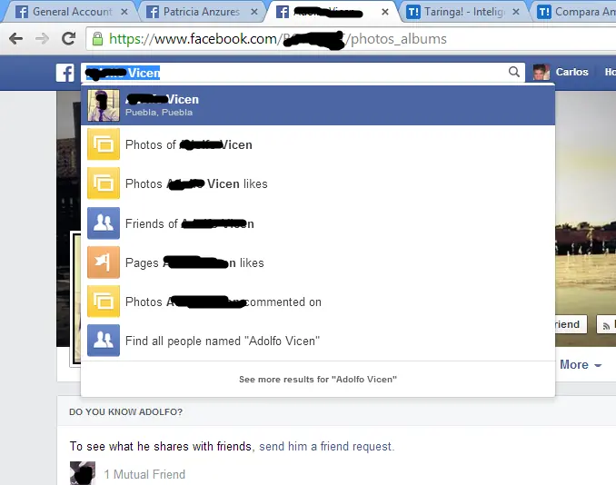 STALKER para Facebook Tomo 1