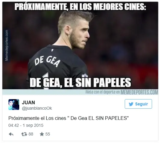 De Gea Memes