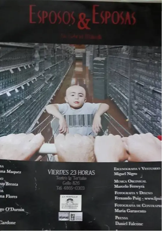 Salí en la tapa de una obra de teatro y te lo muestro.