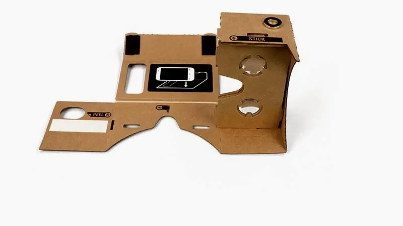 Armate los lentes Google Cardboard