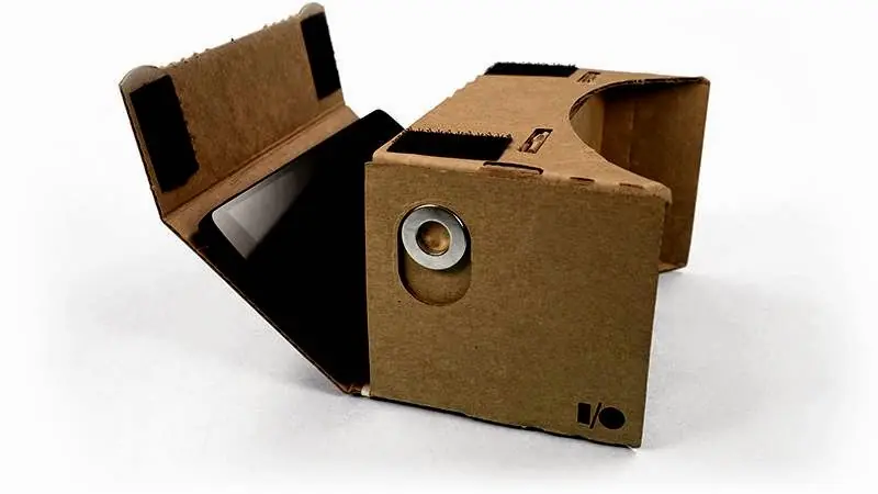Armate los lentes Google Cardboard