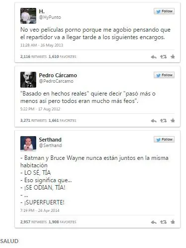 los mejores tweets graciosos