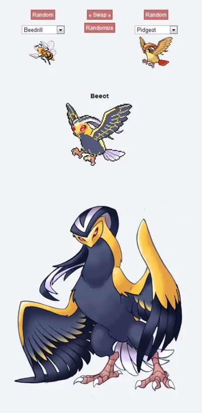Increíbles Fusiones Pokémon