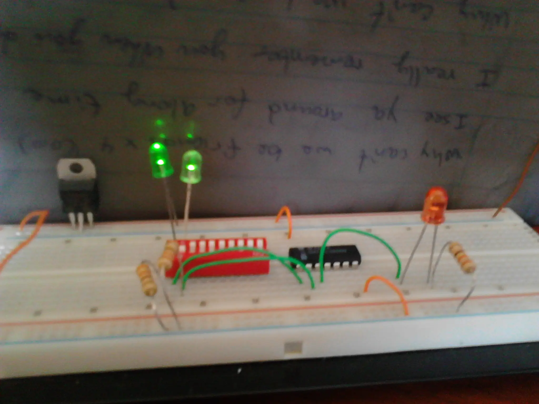 led