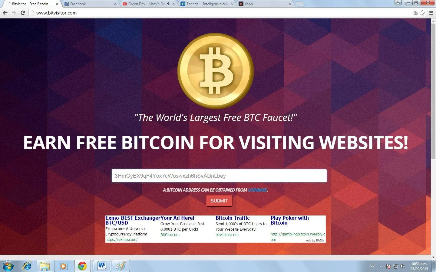 bitcoins