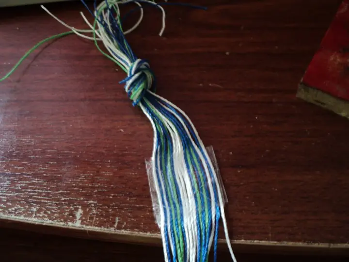 pulsera macramé paso por paso