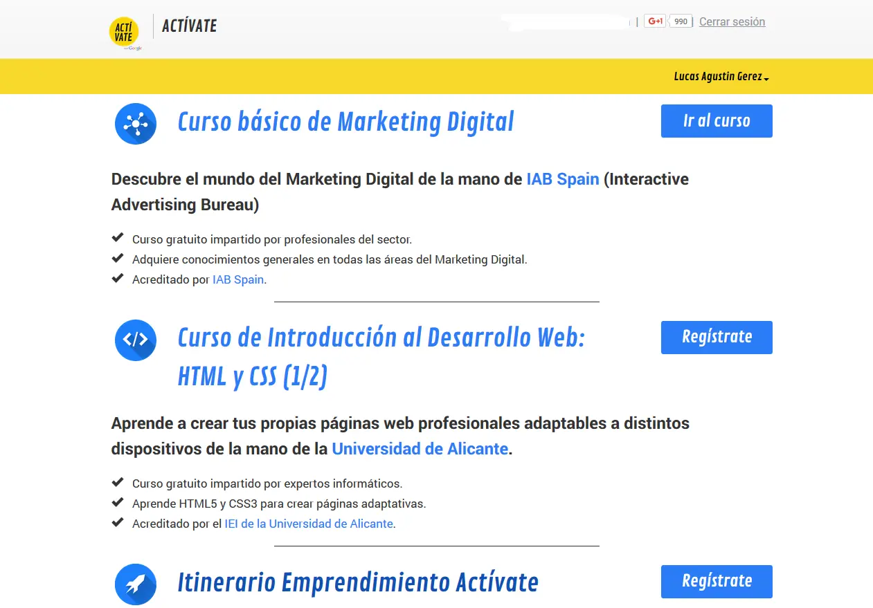 cursos