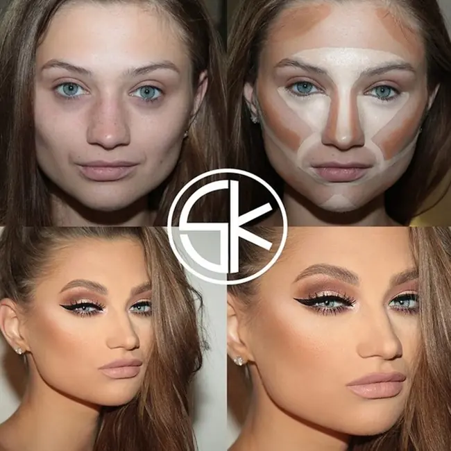 ¿Cirugía? ¡No! ¡Maquillaje!