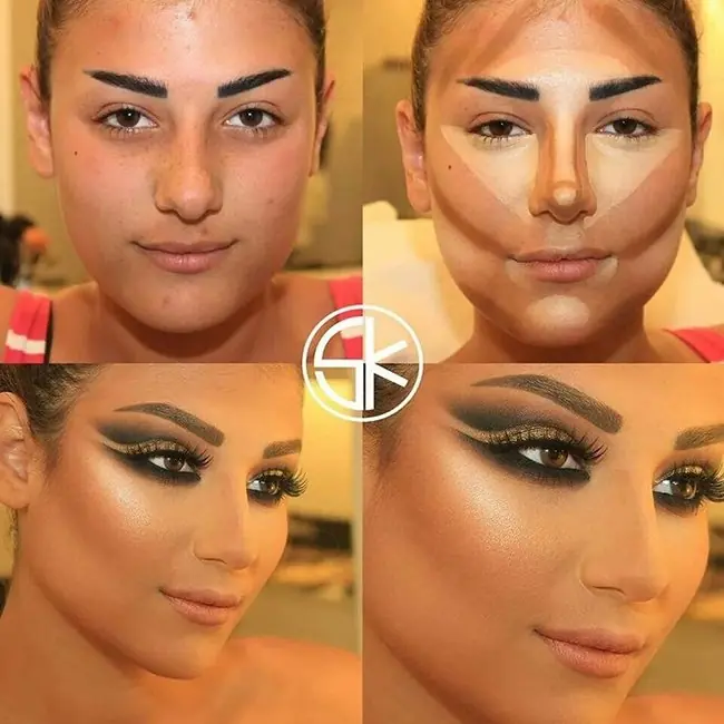¿Cirugía? ¡No! ¡Maquillaje!