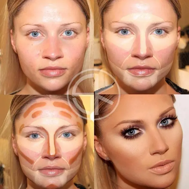 ¿Cirugía? ¡No! ¡Maquillaje!