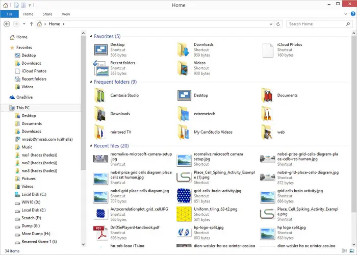 Como quitar carpetas y archivos recientes en windows 10